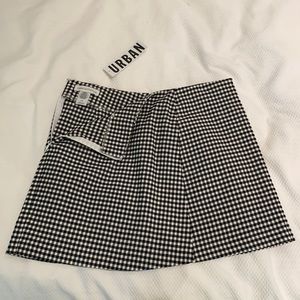 Urban Outfitters black and white skirt